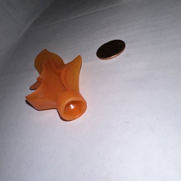 Lego Duplo Fire Flame Orange Translucent Blaze Replacement Piece for Fire House - Picture 3 of 6